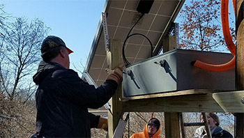 Osprey Cam Installation photo